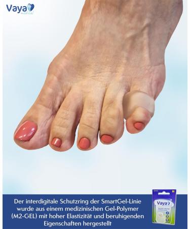 Vaya Medical Toe Protection Ring - SmartGel Polymer Gel Toe Ring 1 Piece - Size MM 1 for Ultimate Comfort - Buy Online on GoSupps.com