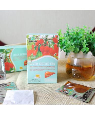 Liver Detox Tea - Cleanse for Fatty & Alcoholic Liver - 20 Tea Bags - International Shipping - Buy Online on GoSupps.com