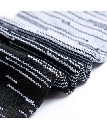 LEOSTEP Compression Socks 4Pair for Men & Women | Non-Slip Long Tube Stockings for Running, Travel, Pregnancy | 20-30 mmHg, L-XL, Stripe - Buy Online on GoSupps.com