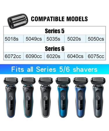 Buy 53B Series 5 Electrician Replacement Heads - Compatible with Brown Series 5 Razor Models 5020CS 5035S 5049CS 5020S 6040CS 6072CC 6090CC | Global Shipping Available - Buy Online on GoSupps.com