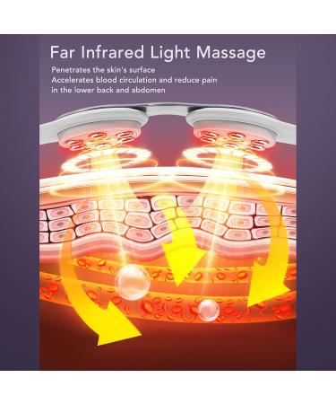 Fyearfly Menstrual Heating Pillows | Wireless Waist Support for Cramps | 3 Levels Infrared Vibration & Hot Compress | Relief for Menstrual & Back Pain - Buy Online on GoSupps.com