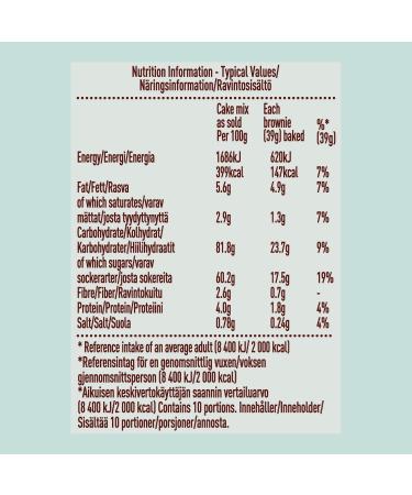 Cake Mix Bundle which Contains Betty Crocker Chocolate Fudge Brownie Mix 415g - Pack of 2 with Grocery List Card - Buy Online on GoSupps.com