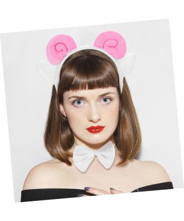 Ipetboom 1 Set Lamb Headband Clothing Tail Sheep Headbands for Women Sheep Accessories Women Halloween Costume Sheep Ears Sheep Costume Adult Sheep Cosplay Pink Miss Fabric 24.00X17.00X2.50CM Pink - Buy Online on GoSupps.com