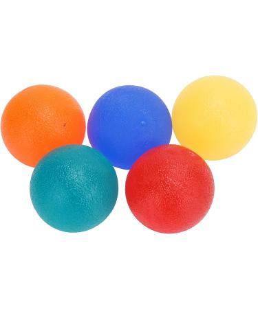ZJchao 5pcs Hand Exercise Balls Round Squeeze Balls Resistance Ball for Hand Finger Grip Strengthening and Arthritis Stress Relief - Buy Online on GoSupps.com