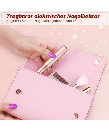 Guiseapue Professional Nail Drill - Electric Nail File for Acrylic Gel Nails | Adjustable Speed E File Pedicure Manicure Set - Rose Gold Gift for Women - Buy Online on GoSupps.com
