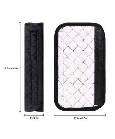 Uraqt 2-Piece Premium Seat Belt Pads - Comfortable Car Belt Cushions for Safe & Enjoyable Travel - Buy Online on GoSupps.com