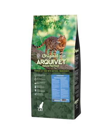 Arquivet -Original - Sterilized - Food for Sterilized Cats - Salmon and Rice - 7 kg