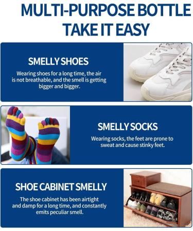 Shoe & Shock Antibacterial Deodorant Spray Foot Odor Eliminator Shoe Deodorizer Muti-Purpose Foot Odor Control Odor Eaters for Shoes Sneakers Boots Sandals (2 Pcs) - Buy Online on GoSupps.com