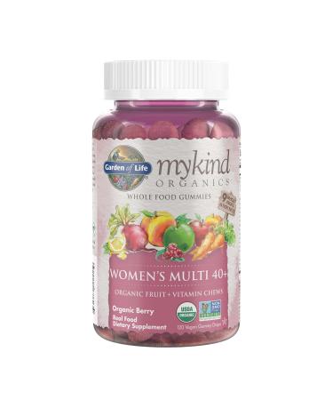 Garden of Life MyKind Organics Women's Multi 40+ Organic Berry 120 Vegan Gummy Drops