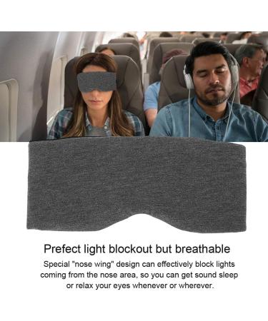 Cotton Sleep Eye Mask | Adjustable Strap | Soft & Comfortable | BeeVines | Men Women | Travel/Sleeping/Shift Work - Buy Online on GoSupps.com