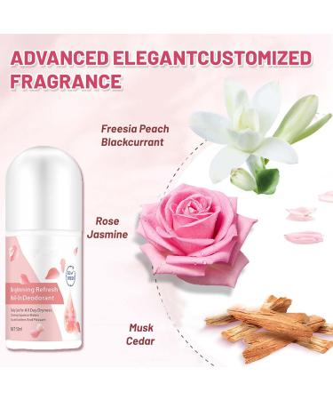 Natural Deodorant Roll On Rose & Vitamin C Ladies Deodorant Roll-On Effective Protection Soothing Refreshing Skin Barrier Repair Antiperspirant Women Anti Sweating Dew Deodorant Suitable For Women - Buy Online on GoSupps.com