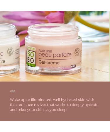 So Bio tic Radiance Revealing Gel Cream | Organic Hydrating Face Moisturizer for Plumping & Anti-Aging | Perfect for Normal to Combination Skin | 1.69 fl oz | International Shipping Available - Buy Online on GoSupps.com