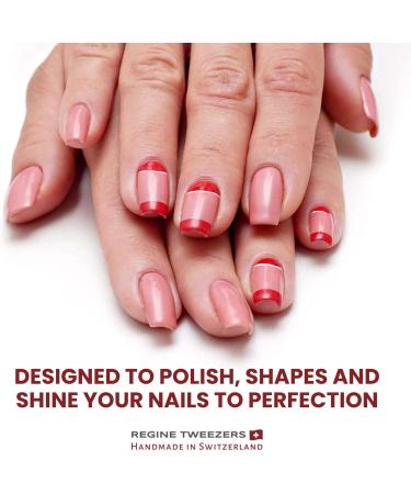 Regine Switzerland 3pc Nano File Set - Heavy Duty Glass Nail Files with Case Kit - Buy Online on GoSupps.com