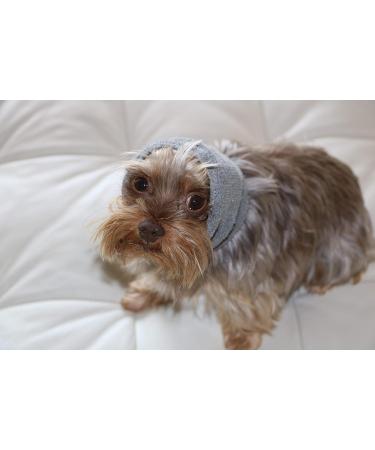 Pet Hoodz for Dog Anxiety | Soothing Ear Protection & Fur Care | Small Black & Blue Dog Ear Wraps - Buy Online on GoSupps.com