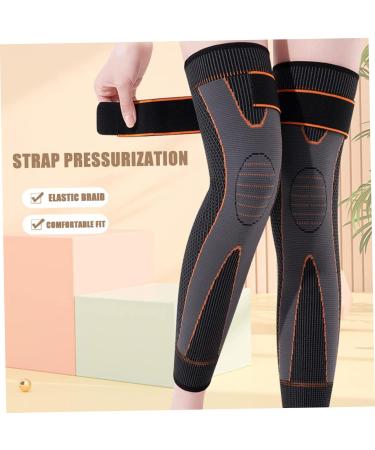 Buy Tourmaline Acupressure Knee Brace - Self-Heating Knee Sleeve & Support - Fitness Accessories (Orange) - International Shipping Available - Buy Online on GoSupps.com