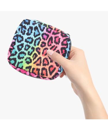 Milist Leopard Print Menstruation Pad Bag - 2-Piece Mini Storage Organizer for Travel & Home - Buy Online on GoSupps.com