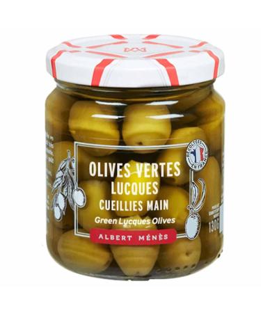 Lucques Green Olives - Artisanal and French Know-How - 130 g - Albert Menes