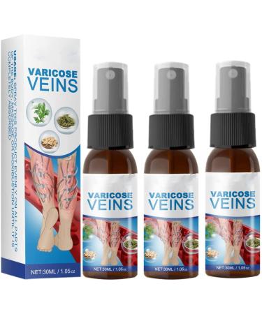 Spray de Traitement des Varices Spray apaisant pour Les Varices Kit Naturel d limination des Varices Am liorer la Circulation Sanguine pour Les Femmes et Les Hommes