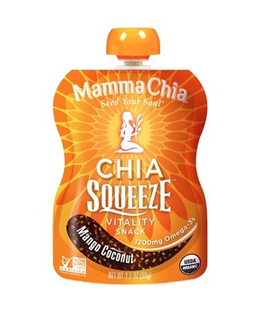 Mamma Chia Squeeze Variety Pack - 4 Flavors, 12 Pouches, 3.5 oz each - Buy Online on GoSupps.com