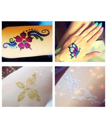 White Fine Glitter Face Glitter Glue Cosmetic Body Glue Glitter Glue Makeup Ultra Fine Glitter Powder for Nails Tumblers Ornaments Makeup Body Resin Glitter Bulk - Buy Online on GoSupps.com