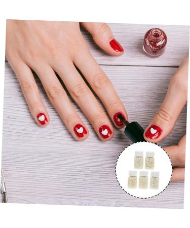 POPETPOP 6pcs 5 Diy Material Nail Art Charm Diy Crafts Nail Art Nail Patches Luminous Slices Pearl Decor Rhinestone Decor Diy Patch Nail Decor Sticker Polymer Clay Manicure - Buy Online on GoSupps.com