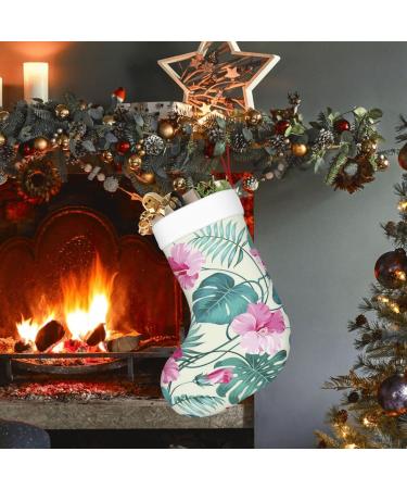 Ffexs Strawberry Velvet Christmas Socks | Festive New Year Socks - One Size with Palm Leaf Design - Buy Online on GoSupps.com