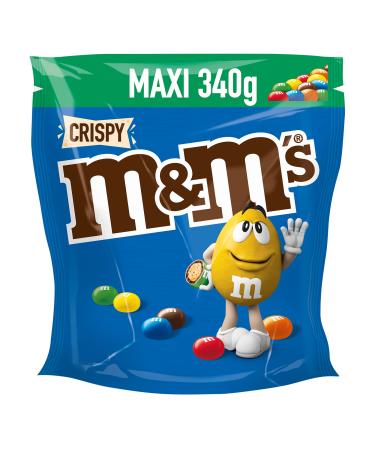 M&M'S Crispy chocolate lentils with crunchy core chocolate 1 pack (1 x 340g)