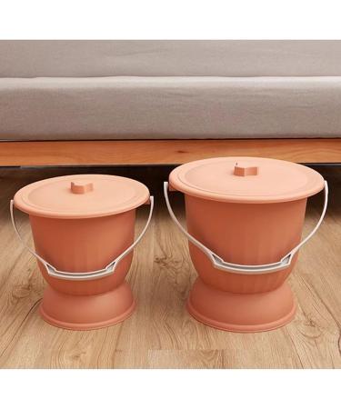 NEDLON Portable Chamber Pot with Lid Spittoon Urine Bucket with Handle Bedside Urinal for The Elderly Pregnant Women's Use (Color : Navy Blue Size : 27.5 * 25.8cm) 27.5*25.8cm Navy blue - Buy Online on GoSupps.com