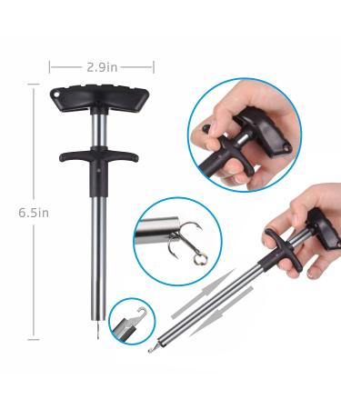 Floating Fishing Lip Gripper with Digital Fish Scale 99lb/45kg | Hook Remover & Lanyards Multi-Tools Kit | Ideal Ice Fishing Gear & Gift for Men - Buy Online on GoSupps.com