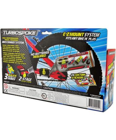 Turbospoke Bicycle Exhaust System | Enhanced Model for Exciting Bike Sounds - Buy Online on GoSupps.com