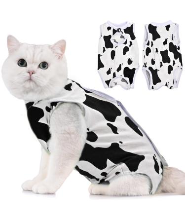 Avont Katzenbody after op recovery suit clothing modal recovery castration Spay weaning leakage protection suit for cats abdominal wounds or skin diseases-m milk cow milk cow m - Buy Online on GoSupps.com