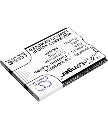 Buy 3.7V AK-V99 Battery Replacement for Emporia Select V99 - International Shipping Available - Buy Online on GoSupps.com