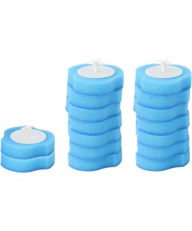 Disposable Toilet Brush Refills 16pcs Sponge Head Easily Clean Every Corner of Bathroom Water Soluble One Time Use Widely Use - Buy Online on GoSupps.com