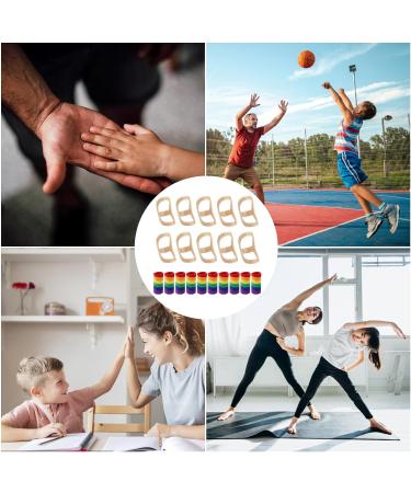 20pcs Oval Finger Splints Kit - Support Brace for Trigger Finger - 10 Sizes - Thumb, Middle, Ring, Index, Pinky - Includes Soft Sleeves - Assorted Colors - Buy Online on GoSupps.com