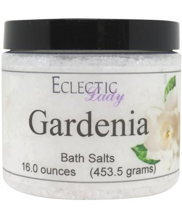 Gardenia Bath Salts by Eclectic Lady  16 ounces