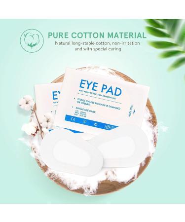 Lurrose 20pcs Nonwoven Sterile Eye Pads - Self-adhesive Eye Dressing Pads for Eye Care - Individually Wrapped - Buy Online on GoSupps.com