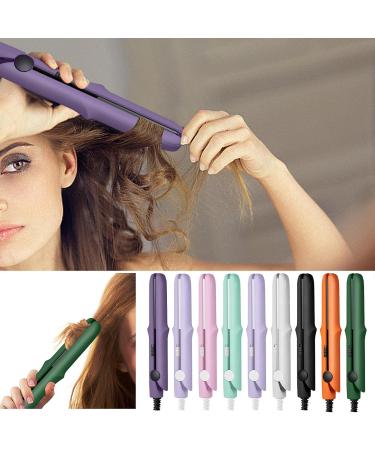 Upgraded 2 In 1 Mini Curling Wand Flat Hair Straightene Mini Dual Purpose Curling Flat Long Lasting Portable Travel Curling Wand For Women Short Hair All Hair Types T3 Single Pass Curler (E One Size) One Size E - Buy Online on GoSupps.com