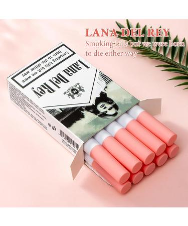 Lana Del Rey Lipstick Matte Lipstick Sets for Women Long Lasting Plumping Lip Gloss 10 PCS High Pigmented Velvety Waterproof Natural LipStick Makeup Gifts Set - Buy Online on GoSupps.com
