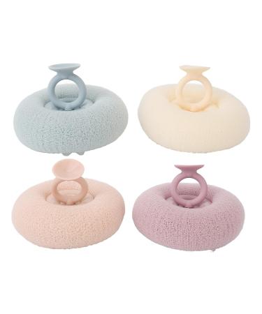 Deep Cleaning Massage Base Scrubber with Suction Cup | Ergonomic Foam Shower Scrubber for Adults - Comfort & Efficiency - Buy Online on GoSupps.com