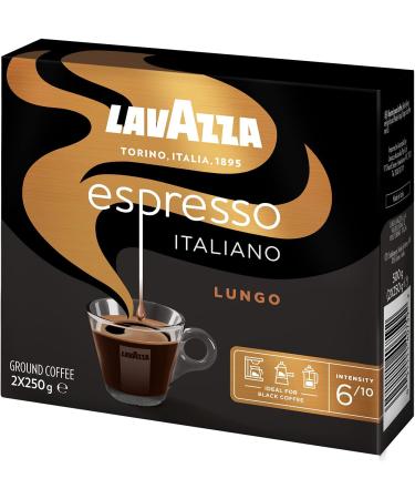 Lavazza Caf Moulu Espresso Italiano Lungo 2 x 250 g - Buy Online on GoSupps.com