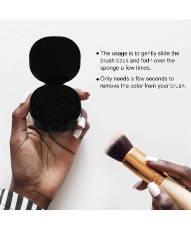 Minkissy Makeup Brush Sponge Set - Fast Color Removal Dry Cleaning Sponges for Eyeshadow & Blush - Travel-Friendly 3pcs - Buy Online on GoSupps.com