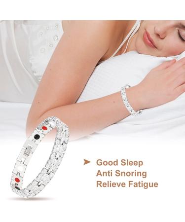 Moxeupon Lymph Magnet Wristband - Lymphatic Drainage Bracelet for Weight Loss | Silver Healthcare Gift for Women & Men - Buy Online on GoSupps.com