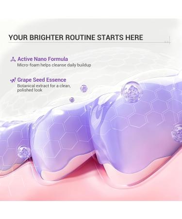 CEELIKE Grape Seed Whitening Toothpaste Color Correcting Purple Paste with Nano Hydroxyapatite (nHAP) Fluoride Free & Peroxide Free for Whiter Teeth & Sensitive Teeth (2) - Buy Online on GoSupps.com