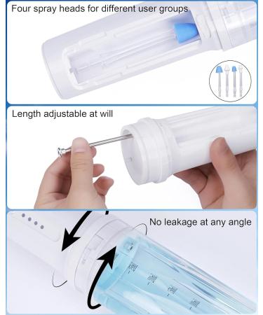 Kaaeiccr Neti Pot Nasal Irrigation System 300ml 2 Flushing Modes USB C Rechargeable for Sinus Relief Allergy Care Portable Nose Washing with Adjustable Flow - Buy Online on GoSupps.com