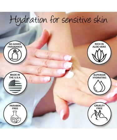 Deluvia Moisturizing Body & Face Lotion - 8oz Organic Aloe Vera Shea Butter Jojoba Oil Vitamin E & B5 - Daily Hydration for All Skin Types - Buy Online on GoSupps.com
