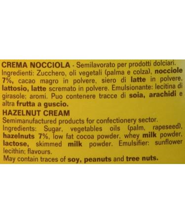  Italian Gourmet E.R. Nutkao Nocciola Cream XXL Nougat Hazelnut Cream Bucket of 6 kg + Gourmet Italian Pulp Pulp 400 g - Buy Online on GoSupps.com