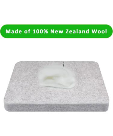 FCENDS 8x10x1 inch Needle Felting Pad - 100% Natural Wool Mat for Precision Felting - Buy Online on GoSupps.com