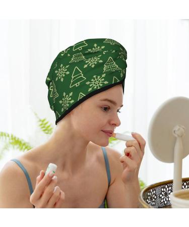 Buy Christmas Microfiber Hair Towel Wrap - Super Absorbent Coral Velvet for Long Curly & Thick Hair | Quick Dry Hair Cap for Women - Buy Online on GoSupps.com