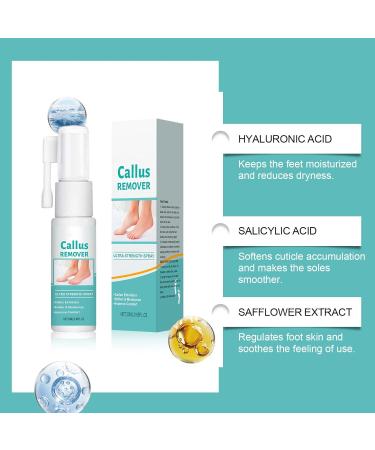VKaoess Callus remover for feet and peeling mask longterm removal of calluses and dead skin cells for feet soft gel for callus removal from cracked heels and toes 20ml 2 Bottles - Buy Online on GoSupps.com