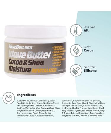 WaveBuilder Cocoa & Shea Wave Butter - Moisture Revitalizer - Buy Online on GoSupps.com